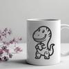 T Rex SVG Clip Art Design Cute cartoon T Rex SVG clip art design for digital and craft use.
