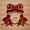 Wild Toad Illustration in Color A colorful illustration of a wild toad in its natural habitat, created as a vector graphic.