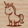 Colorful Vector Unicorn Art A colorful illustration of a unicorn with a flowing mane and tail, depicted in a vector format.