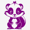 SVG Vector Skunk Design A wild animal skunk in a vector format, ideal for clip art designs.