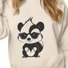 Playful Skunk Character in Sunglasses A cartoon skunk character wearing trendy sunglasses in a playful pose.