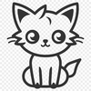 Cat Vector Art In SVG, PNG, PDF And DXF File Formats