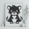 Cute Bear Digital Drawing - Free PNG Download