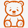 Bear Vector Illustration In SVG, PNG, PDF And DXF File Formats