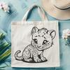 Beautiful Big Cat Illustration In PNG For Free Download