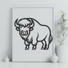 Free Buffalo Clip Art - Free DXF Download