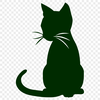 Sitting Kitten SVGs - Free Commercial Use