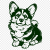 Stunning Corgi In SVG, PNG, PDF And DXF File Formats - Free