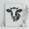 Cow In SVG Format - Free Commercial Use License