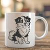 Unique Australian Shepherd Vector Craft File