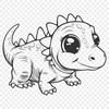 Dinosaur In SVG For Download, Free Commercial Use