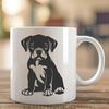 Cute Boxer - Animal DXF