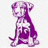 Stunning Doberman Pinscher Digital Art - Free DXF