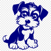 Stunning Sitting Miniature Schnauzer Image