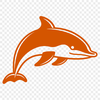 Artistic Dolphin In SVG For Free Download