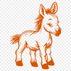 Stunning Donkey Vector Drawing - Free SVG Download