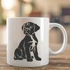 Free Sitting Puppy - DXF