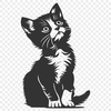 Creative Kitten In SVG Format - Free Download