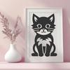 Beautiful Kitten - Cricut PDF