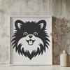 Stunning Pomeranian In SVG, PNG, PDF And DXF File Formats - Free