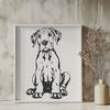 Beautiful Puppy - Animal DXF