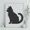 Beautiful Kitten - Laser Engraver PNG