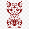 Sitting Kitten Design