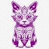 Unique Kitten Digital Artwork PNG - Free Download