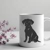 Sitting Labrador Retriever DXFs - Free Commercial Use