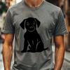 Cute Sitting Labrador Retriever - DXF