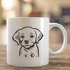 Stunning Labrador Retriever Drawing - Free SVG Download