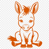 Unique Donkey - SVG For Commercial Use