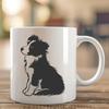 Cute Shetland Sheepdog In SVG & DXF