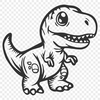 Unique Baby Dinosaur Vector Craft File SVG - Free Download