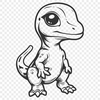 Creative Dino In DXF For Free Download