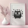 Monster Vector Illustration In SVG File Format For Free Download