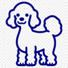 Artistic Standing Puppy - PNG Digital File