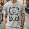 Unique Bear In DXF