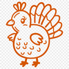 Turkey Image In SVG, PNG, PDF And DXF File Formats