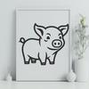 Free Piglet In SVG