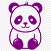 Artistic Panda In PNG For Free Download