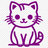 Cat Template In SVG File Format For Free Download