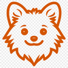 Cute Pomeranian SVG, PNG, PDF And DXF Files