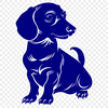 Unique Dachshund Printable Artwork DXF - Free Download