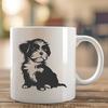 Sitting Shih Tzu Vector Art - SVG Free Download