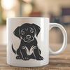 Cute Labrador Retriever Printable Image