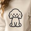 Artistic Poodle - Glowforge PNG