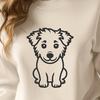 Cute Australian Shepherd In SVG & PNG