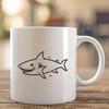 Shark Artwork In SVG, PNG, PDF And DXF Formats