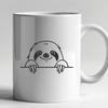 Cute Sloth Vector Illustration